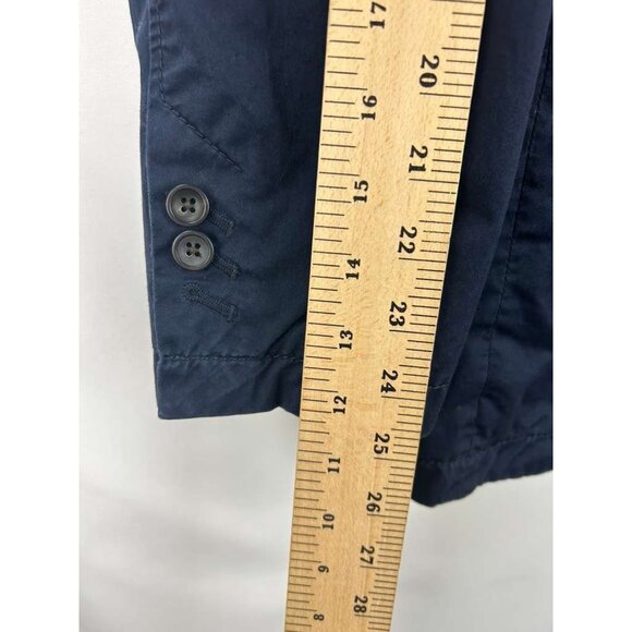 Hugo Boss Orange Men's Size 42R Blazer Navy Blue Jacket Buttons Front Pockets - Picture 6 of 16